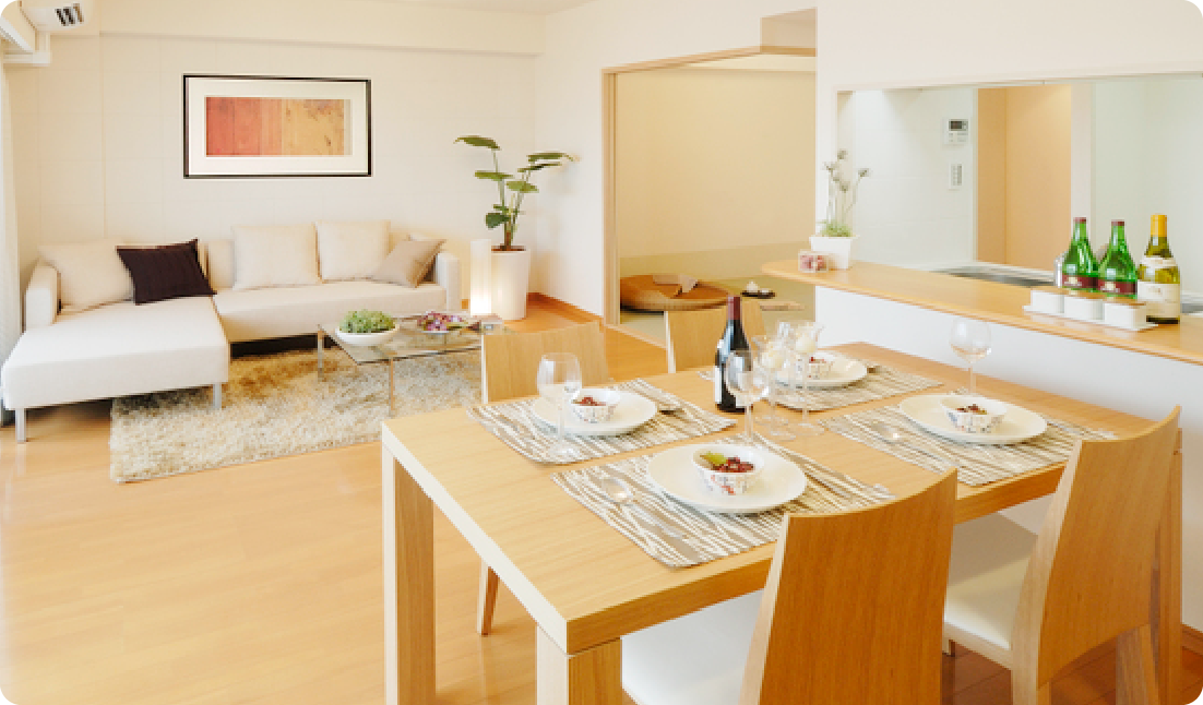 家具製品の設置イメージ